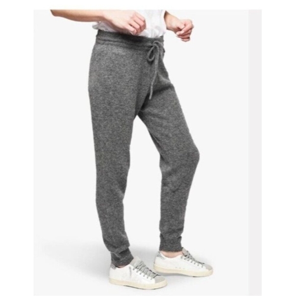Naadam Women’s Off Duty Cashmere Joggers Grey Size S Loungewear Casual Pants - Picture 8 of 9